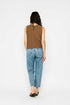 Ginny-Eyelet Gathered Tank